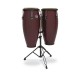 Set de congas LP city LP646NY-DW Dark wood