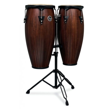Set de congas LP city LP646NY-CMW Carved Mango