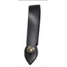 Attache sangle pour manche de guitare acoustique Bourbon Strap noir