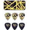 Boite de médiators Dunlop EVH Black/Yellow 0,60mm