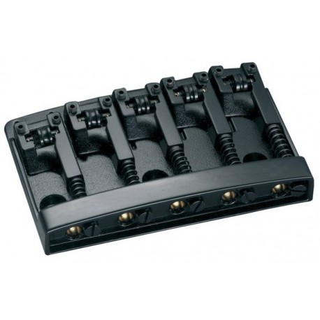 Chevalet de basse 5 cordes Schaller 3D Black chrome