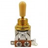 Sélecteur 3 position Les Paul écrou doré bouton crème