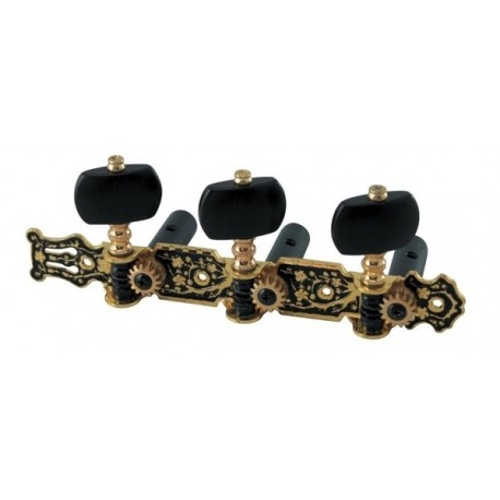 Mécaniques guitare classique F&S deluxe à bouton vissé