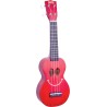 Ukulélé soprano Mahalo Smile rouge