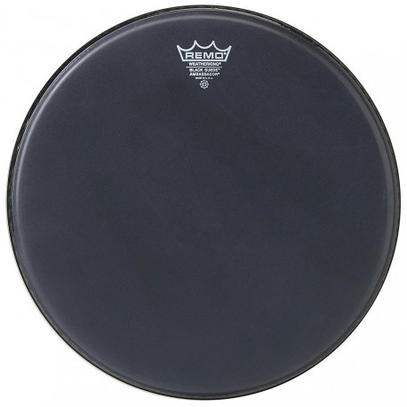 Peau de tom de 13 Remo Black suede Emperor