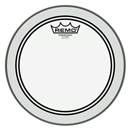 Peau de tom de 8 Remo Powerstroke 3 transparente