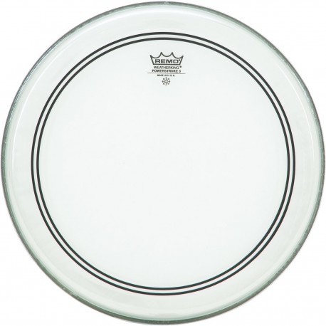 Peau de tom de 12 Remo Powerstroke 3 transparente