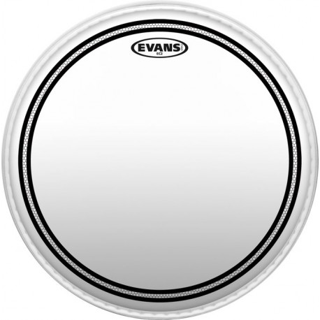 Peau de tom de 10 Evans EC2S transparente