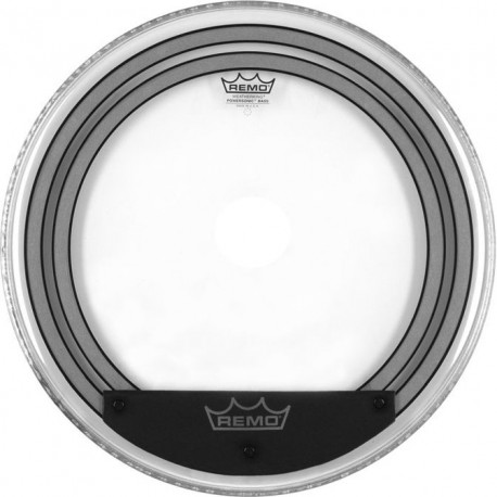 Peau de grosse caisse Remo Powersonic 20 transparente