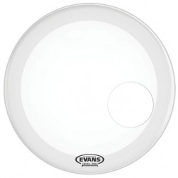 Peau de grosse caisse 20 Evans EQ3 Reso Smooth white