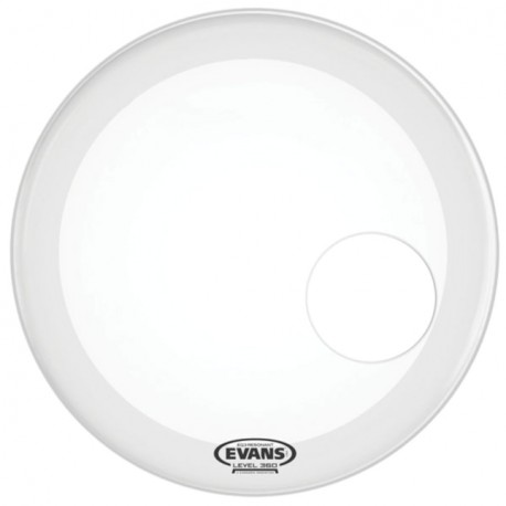 Peau de grosse caisse 20 Evans EQ3 Reso Smooth white