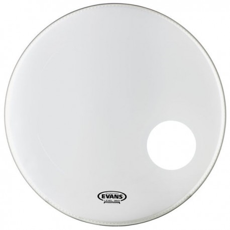 Peau de grosse caisse 24 Evans EQ3 Reso Smooth white