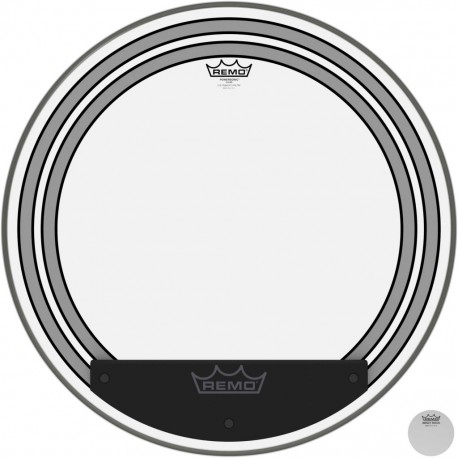 Peau de grosse caisse 24 Remo Powersonic Clear