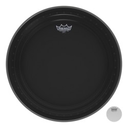 Peau de grosse caisse 20 Remo Powerstroke Pro Ebony