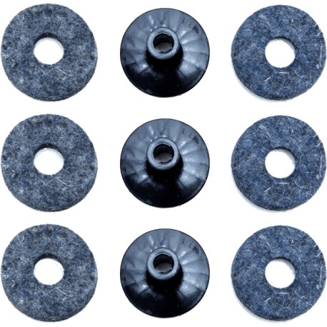 Pack de 3 feutres et papillons pour cymbale Zildjian
