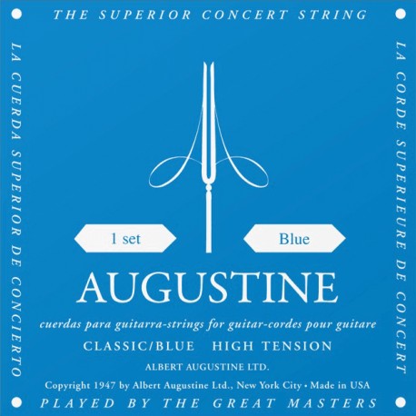 Cordes de guitare classique Augustine Bleues
