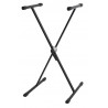 Stand clavier en X pliant Basix noir KS-40B