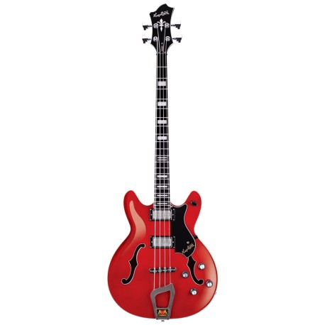 Basse électrique hollow body Hagstrom Viking Wild Cherry