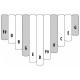 Kalimba Alto Ami Hugh Tracey junior Celeste 11 Notes sur Table