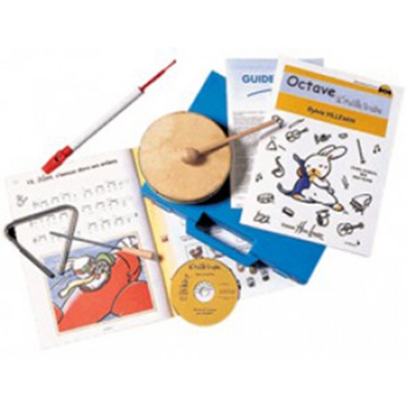 Octave l'oreille tendre + valisette eveil musical