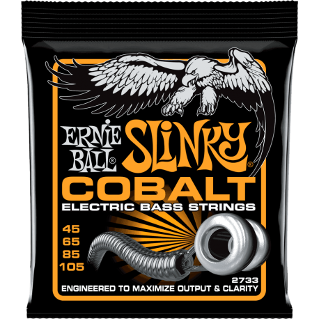 Cordes de basse Ernie Ball Cobalt Hybrid Slinky 45-105