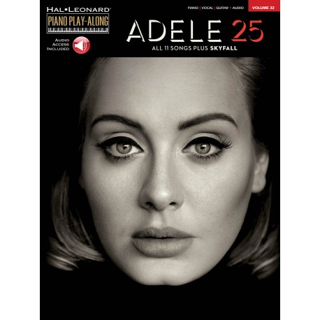 Piano Play along Adele 25 avec audio en téléchargement