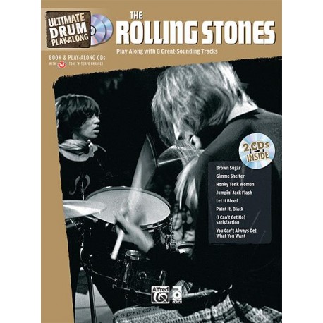 Ultimate Drum play along Rolling Stones avec 2 CD