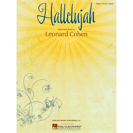 Partition pour piano Leonard Cohen Hallelujah