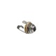 Embase Jack pour guitare électrique chrome