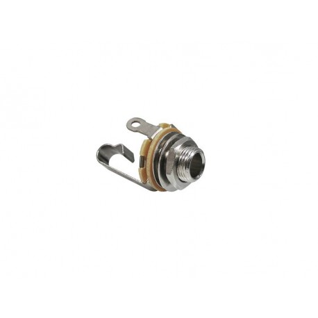 Embase Jack pour guitare électrique chrome