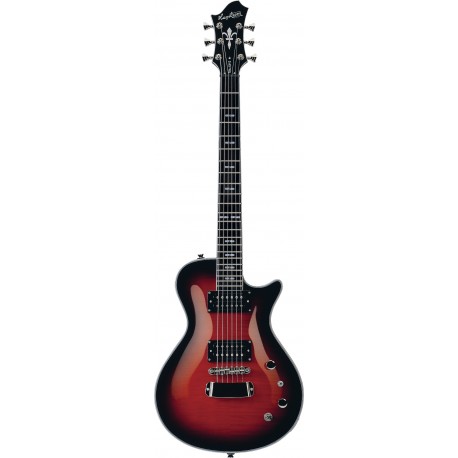 Guitare électrique Hagstrom Ultraswede BGB Burgundy burst