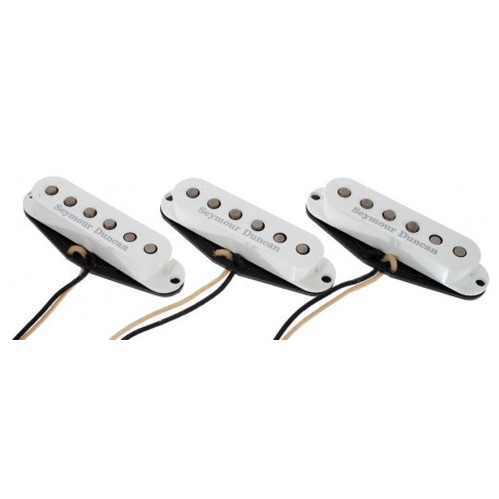 Kit micros simples Seymour Duncan California 50's capots blancs