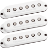 Kit micros simples Seymour Duncan hot strat cal capos blancs