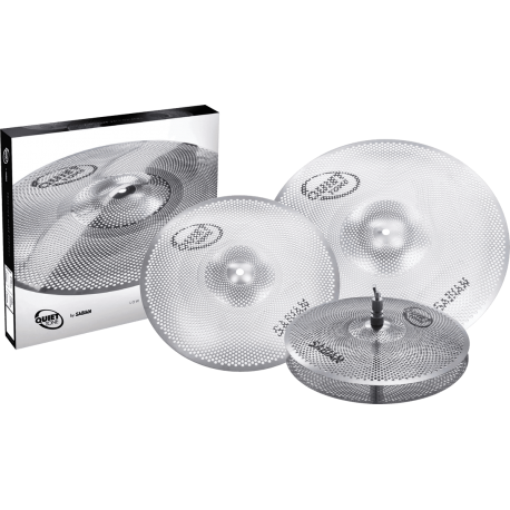 Pack cymbales Sabian Quiet tone 13 14 18 pouces