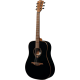Guitare folk Lag Tramontane T118D Noire lacquée