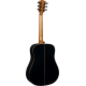Guitare folk Lag Tramontane T118D Noire lacquée
