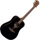 Guitare folk Lag Tramontane T118D Noire lacquée