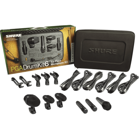 Set de micros de batterie Shure PGA Drum kit 6