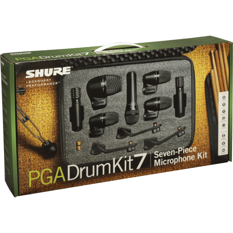 Set de micros de batterie Shure PGA Drum kit 7
