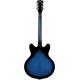 Guitare hollow body Vox Bobcat V90 Bigsby Sapphire Blue