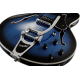 Guitare hollow body Vox Bobcat V90 Bigsby Sapphire Blue