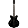 Guitare hollow body Vox Bobcat V90 Bigsby Jet Black