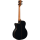 Guitare folk Lag Tramontane T118 ACE auditorium gloss Black