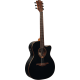 Guitare folk Lag Tramontane T118 ACE auditorium gloss Black