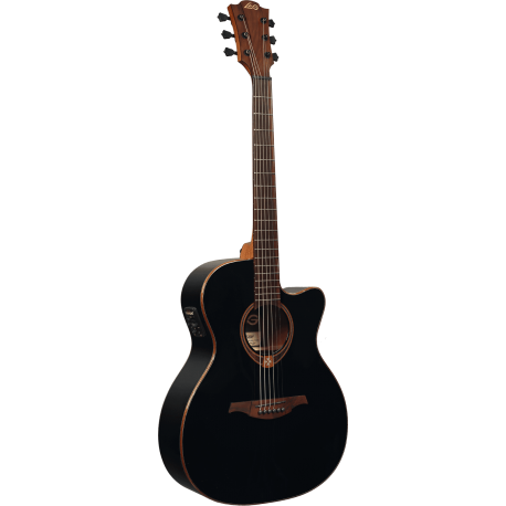 Guitare folk Lag Tramontane T118 ACE auditorium gloss Black