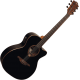 Guitare folk Lag Tramontane T118 ACE auditorium gloss Black