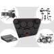 Multi pads Yamaha DD75 Drums practice