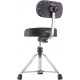 Siège batteur selle avec dossier Gibraltar 9608MB