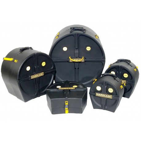 Pack d'étuis de batterie Hardcase Rock Fusion 22 pouces