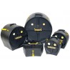 Pack d'étuis de batterie Hardcase Rock Fusion 22 pouces